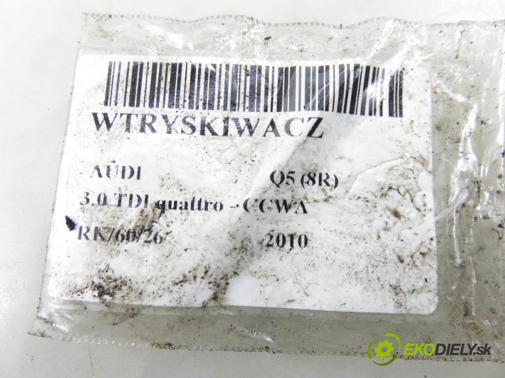 AUDI Q5 (8R) SUV 2010 176,00 3.0 TDI quattro - CCWA 2967,00 vstrekovač 059130277BE ; 0445116023 (Vstrekovač paliva)