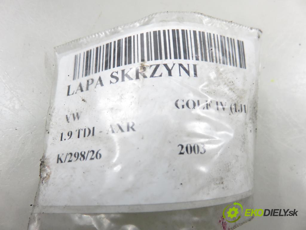 VW GOLF IV (1J1) HB 2003 74,00 1.9 TDI PD 101 - AXR 1896,00 Uchytenie prevodovky 1J0199117P