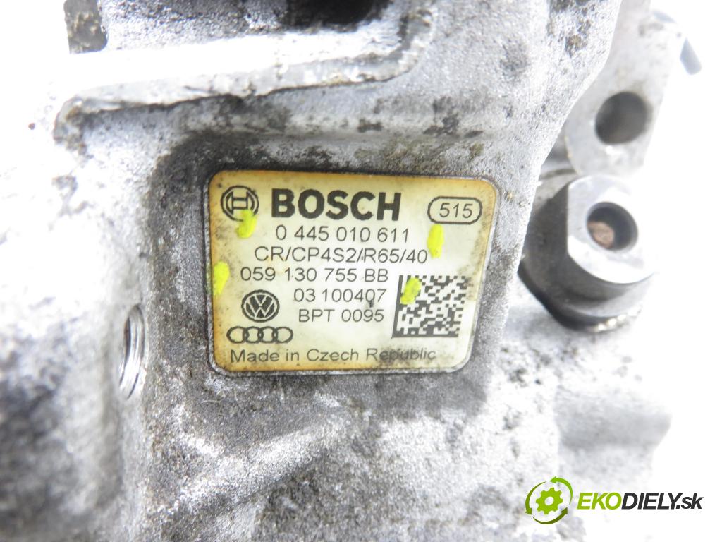 AUDI Q5 (8R) SUV 2010 176,00 3.0 TDI quattro - CCWA 2967,00 Pumpa vysokého tlaku 059130755BB ; 0445010611 ; 0928400748