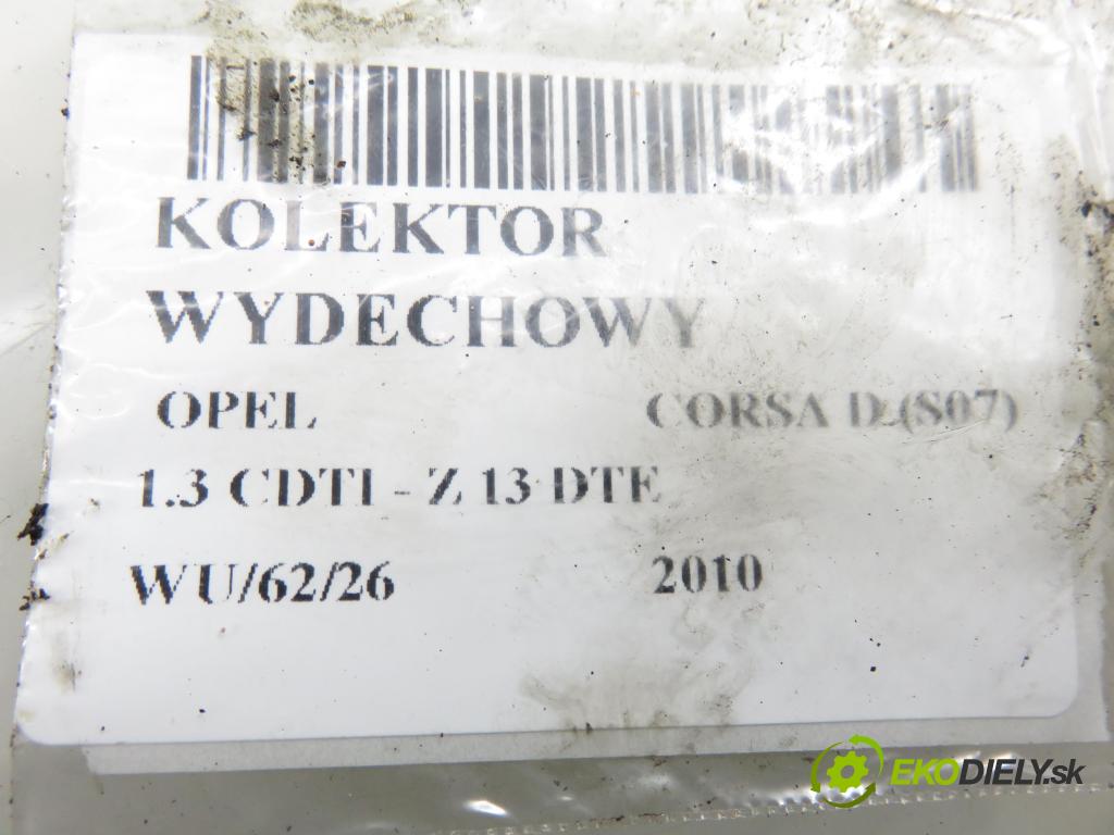 OPEL CORSA D (S07) HB 2010 70,00 1.3 CDTI - Z 13 DTE 1248,00 Potrubie VYČERPAT: 55223906 (Výfukové potrubie)