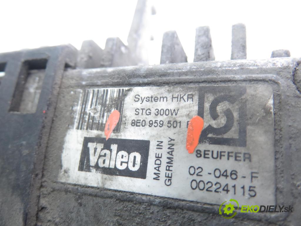 AUDI A4 (8E2, B6) SEDAN 2001 96,00 1.9 TDI PD 130 - AWX 1896,00 Ventilátor chladič klíma/voda 8E0959501F