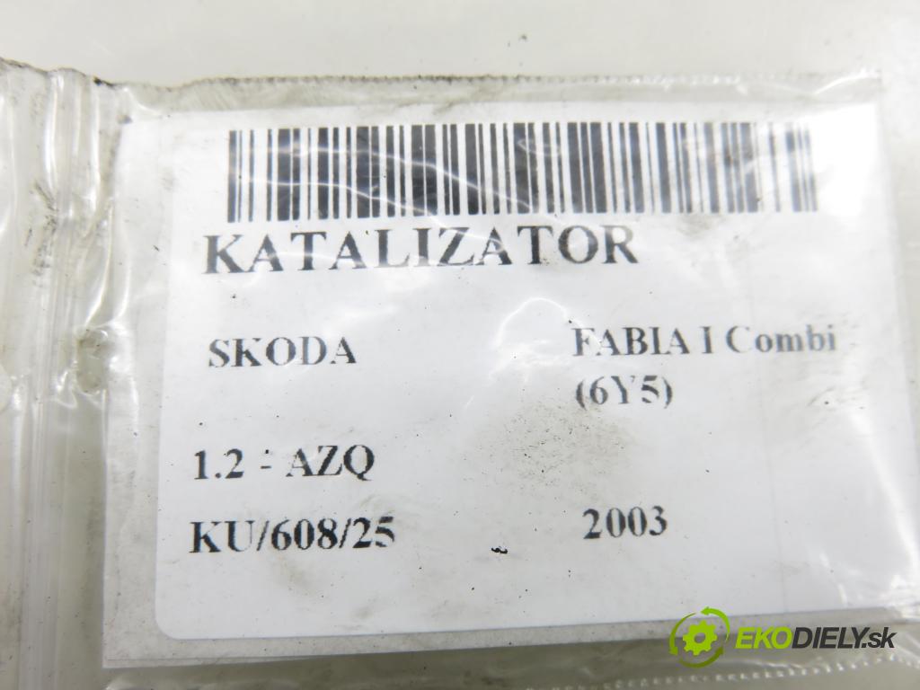 SKODA FABIA I Combi (6Y5) KOMBI 2003 47,00 1.2 - AZQ 1198,00 potrubí VYČERPAT: 03D131701C ; 03D178AA (Výfukové potrubí)