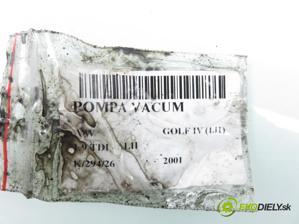 VW GOLF IV (1J1) HB 2001 66,00 1.9 TDI 90 - ALH 1896,00 pumpa vakuová 038145101B