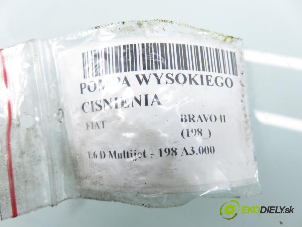 FIAT BRAVO II (198_) HB 2006 77,00 1.6 D Multijet - 198 A3.000 1598,00 Pumpa vysokého tlaku 0445010185 ; 0055209062 ; 0928400680