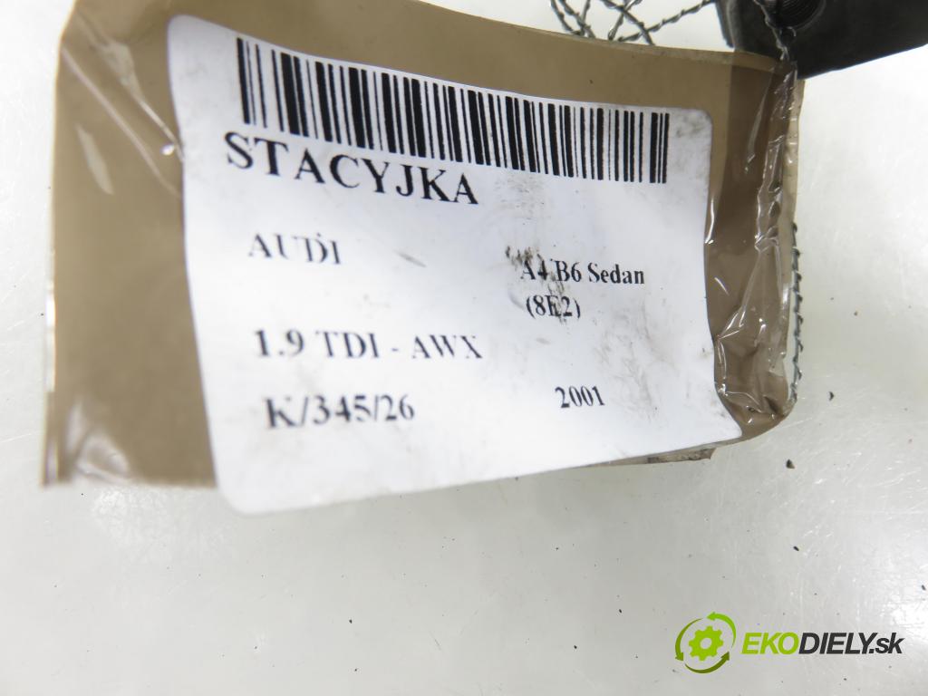 AUDI A4 (8E2, B6) SEDAN 2001 96,00 1.9 TDI PD 130 - AWX 1896,00 spinačka 4B0905851C (Spínacia skrinka)