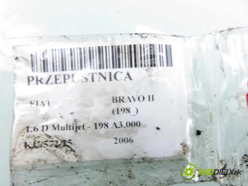 FIAT BRAVO II (198_) HB 2006 77,00 1.6 D Multijet - 198 A3.000 1598,00 škrtíci klapka 48CPD6 ; 48CPD6K ; 55269004 (Škrticí klapka)