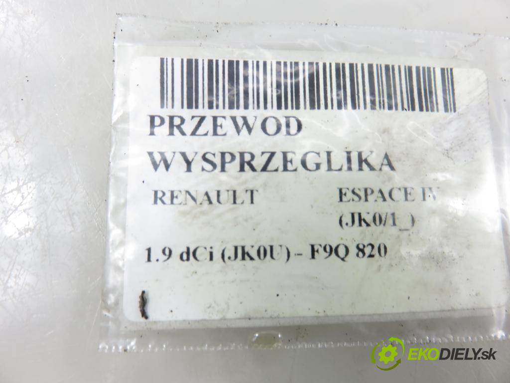 RENAULT ESPACE IV (JK0/1_) MINIVAN 2005 85,00 1.9 dCi 116 - F9Q 820 1870,00 trubka vypínacího ložiska 8200264916