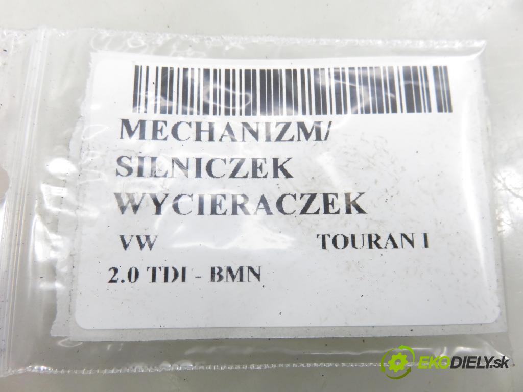 VW TOURAN (1T1, 1T2) MINIVAN 2007 125,00 2.0 TDI - BMN 1968,00 Motorček stieračov predný 1T0955120A ; 0390241718