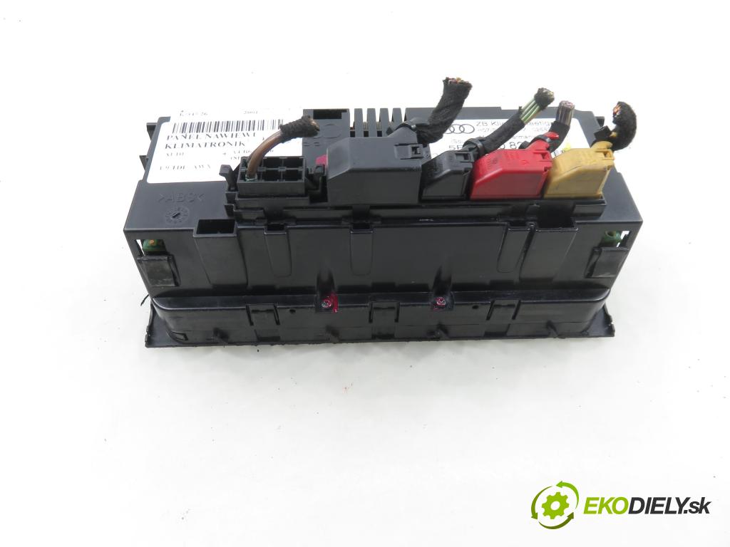 AUDI A4 (8E2, B6) SEDAN 2001 96,00 1.9 TDI PD 130 - AWX 1896,00 Panel kúrenia KLIMATRONIK 8E0820043