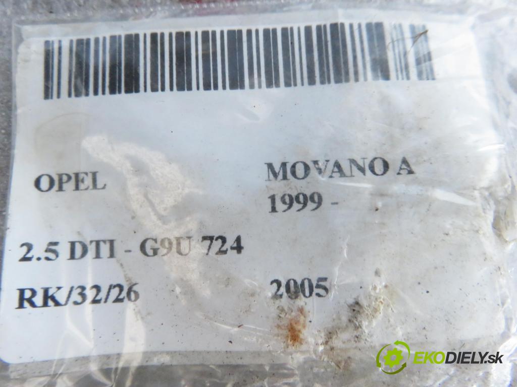 OPEL MOVANO Furgon (X70) FURGON 2005 84,00 2.5 DTI - G9U 724 2464,00 Listové pero zadné