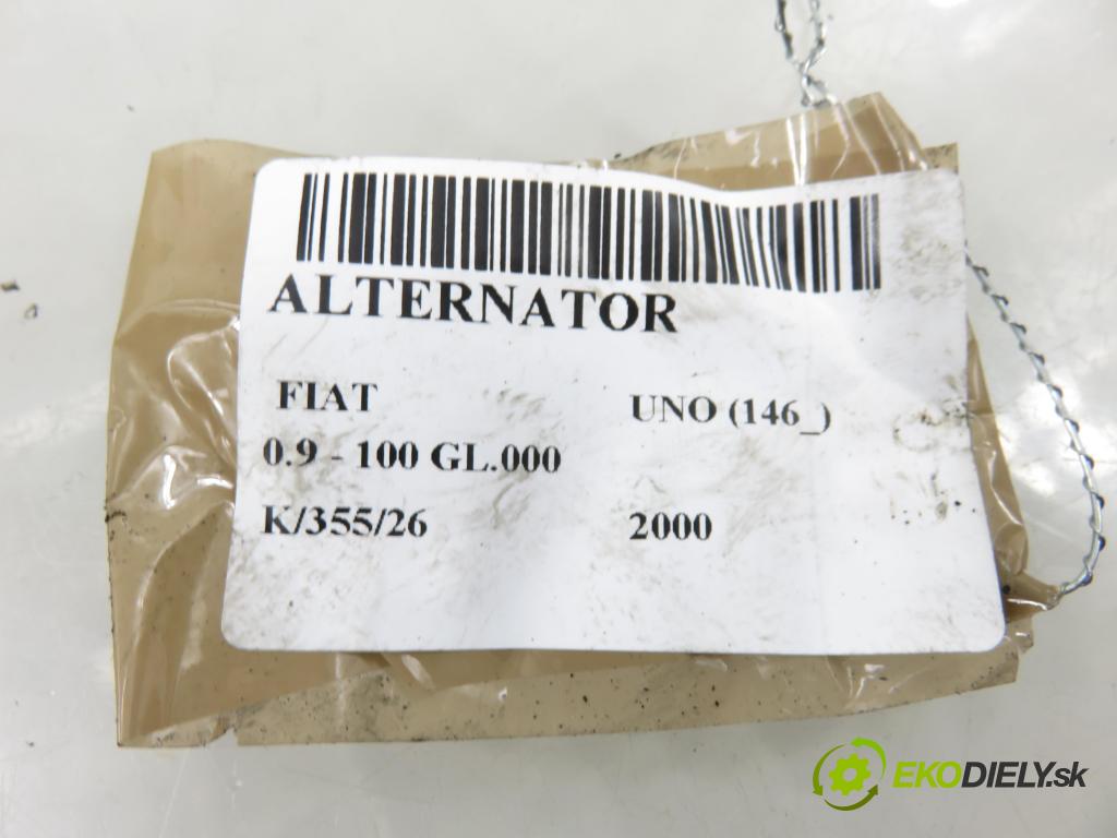 FIAT UNO (146_) HB 2000 30,00 0.9 - 100 GL.000 903,00 Alternátor 2930200 (Alternátor)
