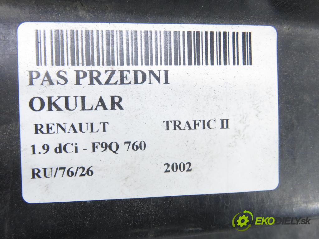 RENAULT TRAFIC II Skrzynia (FL) FURGON 2002 74,00 1.9 dCi - F9Q 760 1870,00 Držiak predný