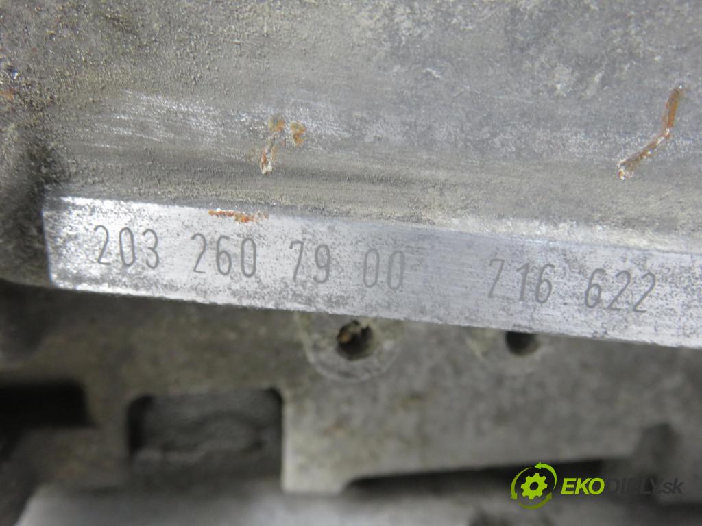 MERCEDES-BENZ KLASA C coupe (CL203) COUPE 2001 120,00 C 200 Kompressor (203.745) - M 111.955 1998,00 Prevodovka MANUALNA 716622 ; 2032607900