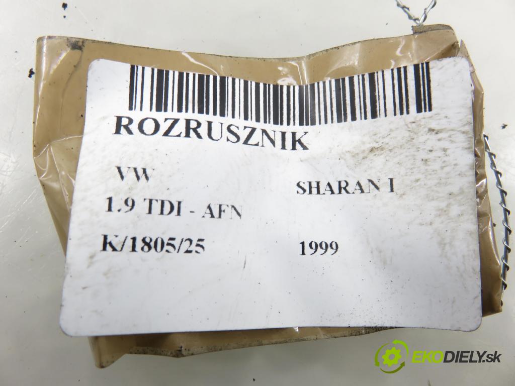 VW SHARAN (7M8, 7M9, 7M6) HB 1999 81,00 1.9 TDI 110 - AFN 1896,00 startér 02A911023R (Startér)