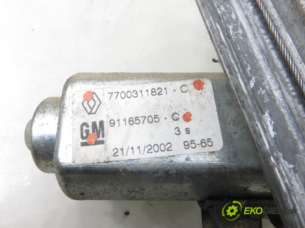 RENAULT TRAFIC II Skrzynia (FL) FURGON 2002 74,00 1.9 dCi - F9Q 760 1870,00 Mechanizmus okien 7700311821 ; 91165705
