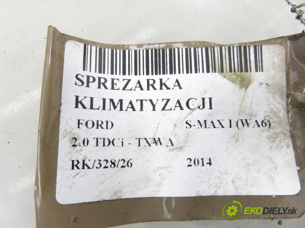 FORD S-MAX (WA6) MINIVAN 2014 120,00 2.0 TDCi - TXWA 1997,00 KOMPRESOR: klimatizácie AV6119D629DC (Kompresor klimatizácie)