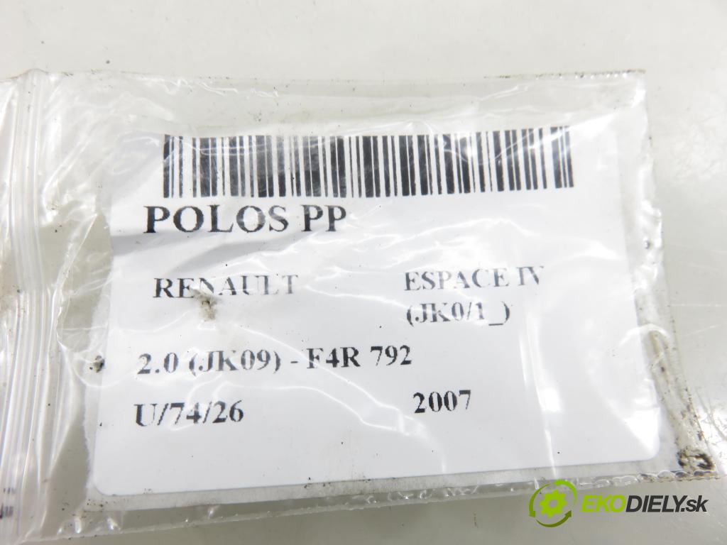 RENAULT ESPACE IV (JK0/1_) MINIVAN 2007 100,00 2.0 (JK09) - F4R 792 1998,00 Poloos PP