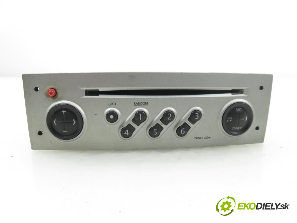 RENAULT MODUS / GRAND MODUS (F/JP0_) HB 2005 55,00 1.2 (JP0C, JP0K, FP0C, FP0K, FP0P, JP0P, JP0T) - D 1149,00 RADIO 8200357388