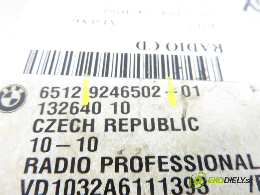 BMW X1 (E84) SUV 2010 105,00 sDrive 18 d 143 - N47 D20 C 1995,00 RADIO CD 9246502