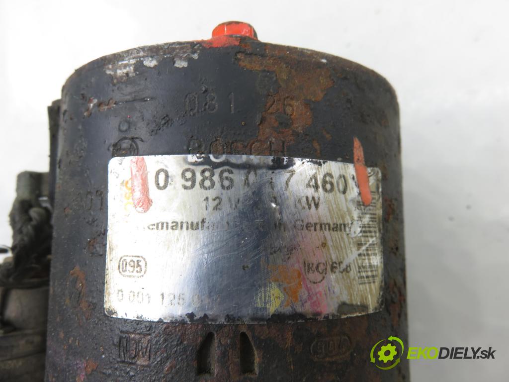 VW SHARAN (7M8, 7M9, 7M6) MINIVAN 1998 81,00 1.9 TDI 110 - AFN 1896,00 startér 0986017460 (Startér)