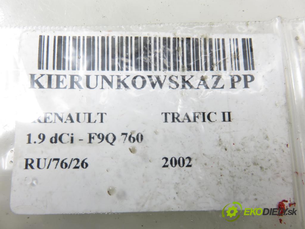 RENAULT TRAFIC II Skrzynia (FL) FURGON 2002 74,00 1.9 dCi - F9Q 760 1870,00 Smerovka PP 8200007030