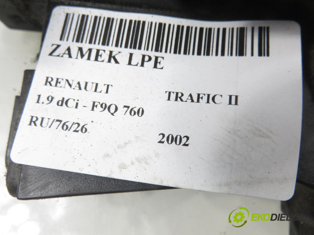 RENAULT TRAFIC II Skrzynia (FL) FURGON 2002 74,00 1.9 dCi - F9Q 760 1870,00 zámok 8200008260 ; 91166230