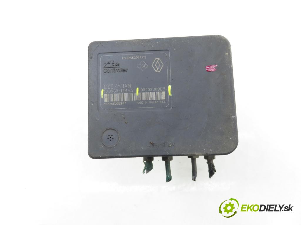 RENAULT ESPACE IV (JK0/1_) MINIVAN 2007 100,00 2.0 (JK09) - F4R 792 1998,00 pumpa ABS 10096014443 ; 00403309E5 (Pumpa ABS)