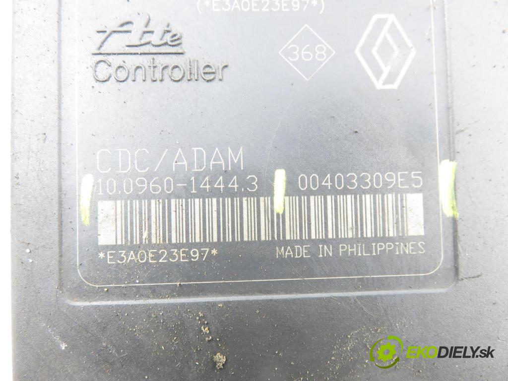 RENAULT ESPACE IV (JK0/1_) MINIVAN 2007 100,00 2.0 (JK09) - F4R 792 1998,00 pumpa ABS 10096014443 ; 00403309E5 (Pumpa ABS)