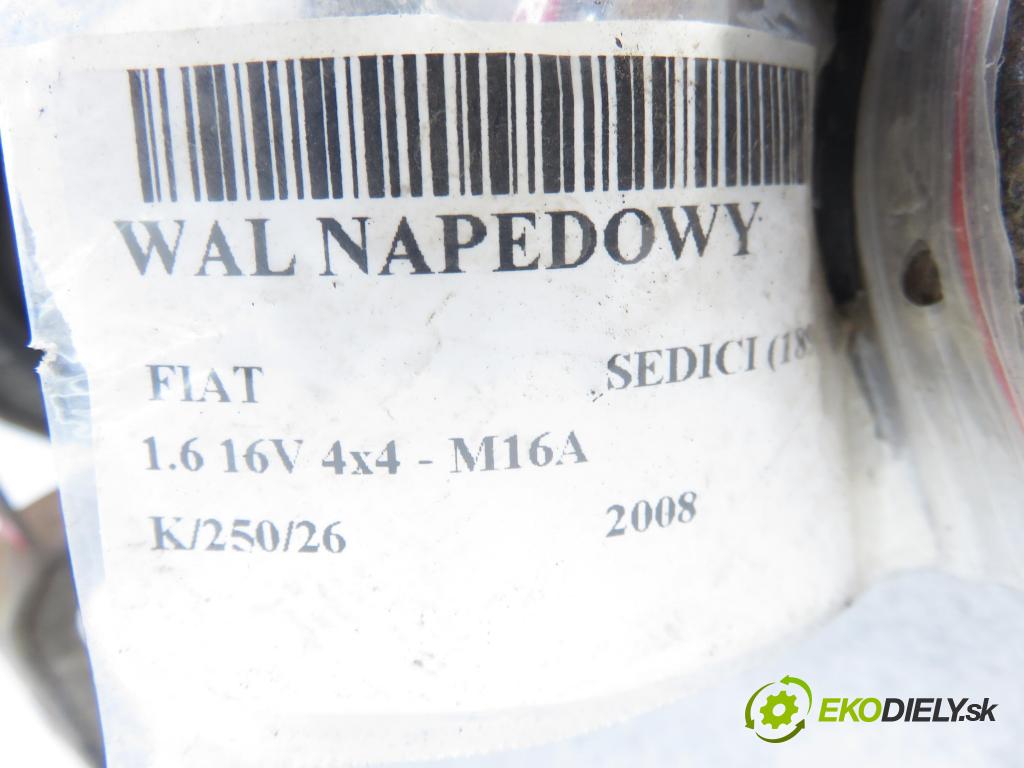 FIAT SEDICI (189_) CROSSOVER 2008 79,00 1.6 4x4 107 1586,00 hriadeľ JAZDA: