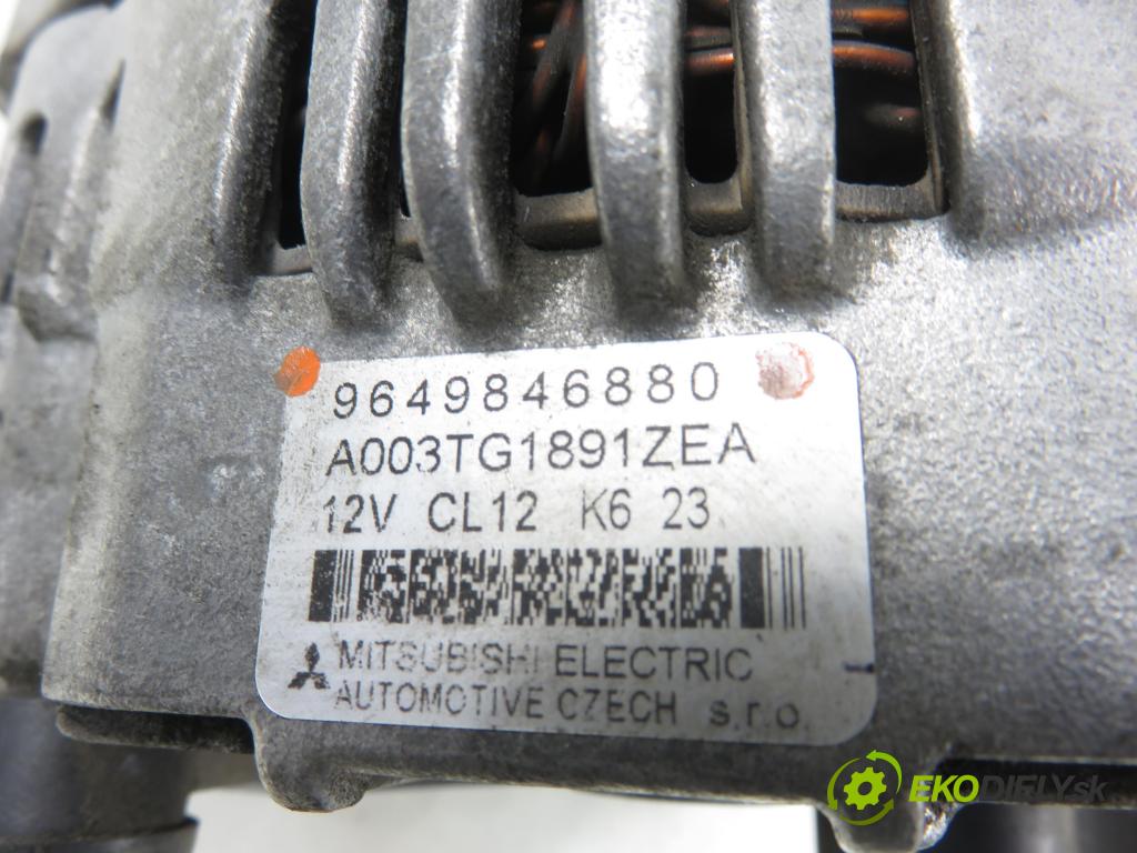 CITROEN C4 Picasso I (UD_) MINIVAN 2007 92,00 1.8 i 16V - 6FY (EW7A) 1749,00 Alternátor 9649846880 (Alternátor)