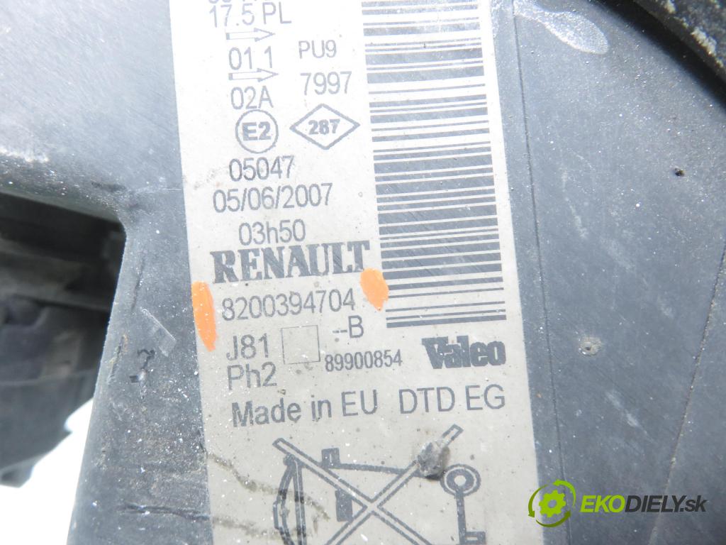 RENAULT ESPACE IV (JK0/1_) MINIVAN 2007 100,00 2.0 (JK09) - F4R 792 1998,00 Svetlo PP 8200394704