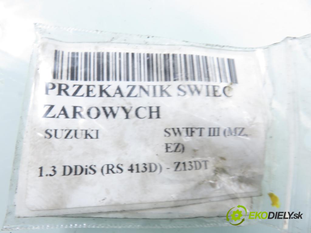 SUZUKI SWIFT III (MZ, EZ) HB 2007 51,00 1.3 DDiS (RS 413D) 69 - Z13DT 1248,00 RELÉ: JÚN: 55353011 ; 51299014B