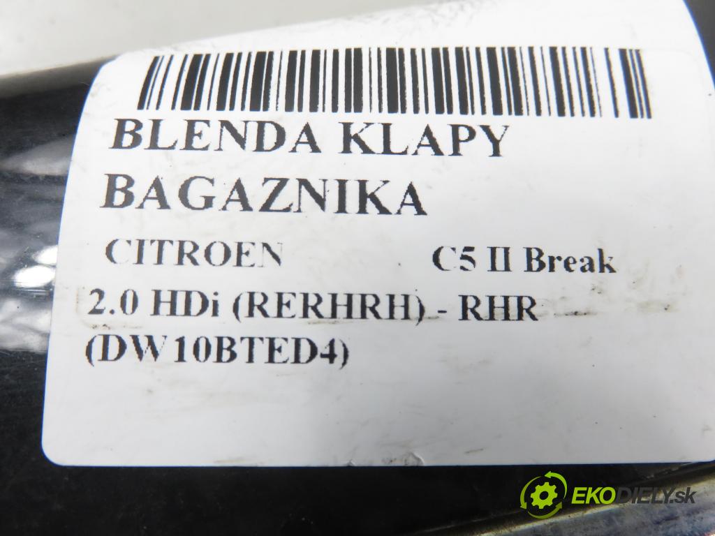 CITROEN C5 II Break (RE_) KOMBI 2004 100,00 2.0 HDi 136 1997,00 Zadné čelo dverí kufor 9644545977