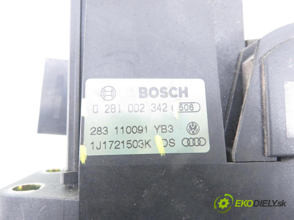 VW GOLF IV Variant (1J5) KOMBI 2002 96,00 1.9 TDI - ASZ 1896,00 potenciometr plynového pedálu 1J1721503K ; 0281002342 (Potenciometr plynového pedálu)