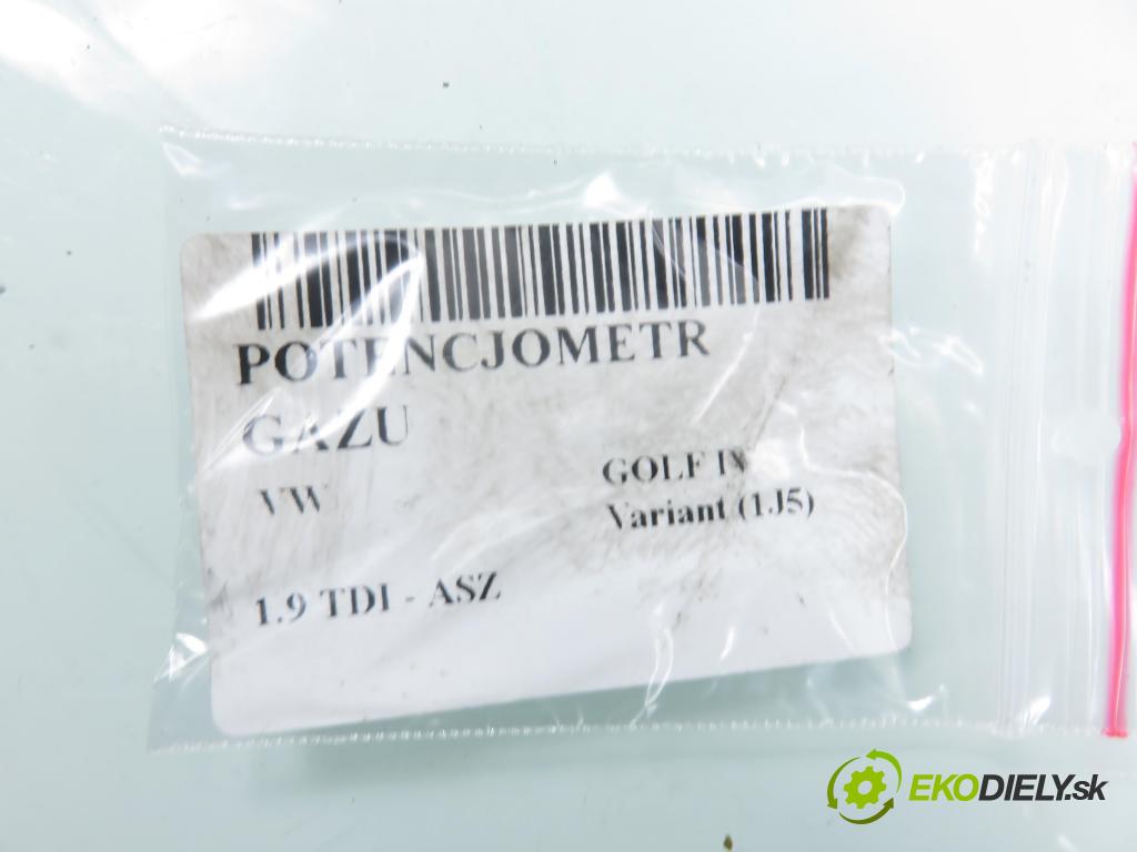 VW GOLF IV Variant (1J5) KOMBI 2002 96,00 1.9 TDI - ASZ 1896,00 potenciometr plynového pedálu 1J1721503K ; 0281002342 (Potenciometr plynového pedálu)