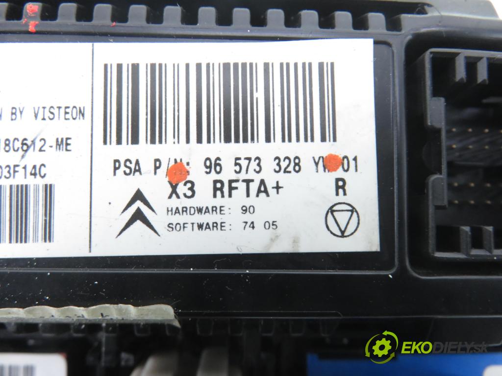 CITROEN C5 II Break (RE_) KOMBI 2004 100,00 2.0 HDi 136 1997,00 Panel kúrenia KLIMATRONIK 96573328