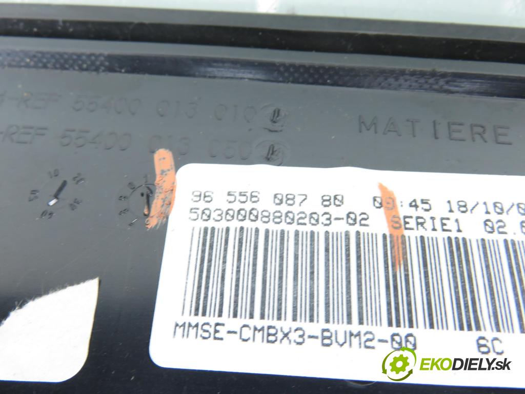 CITROEN C5 II Break (RE_) KOMBI 2004 100,00 2.0 HDi 136 1997,00 Prístrojovka elektrický 9655608780