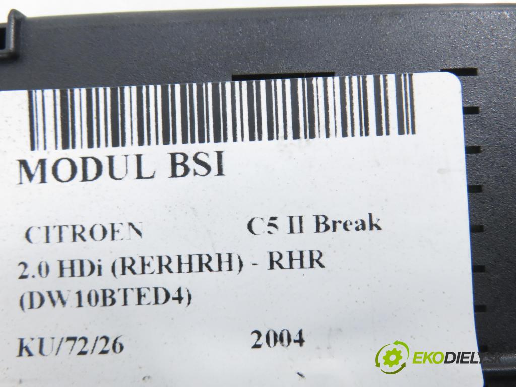 CITROEN C5 II Break (RE_) KOMBI 2004 100,00 2.0 HDi 136 1997,00 MODUL BSI 9656530480