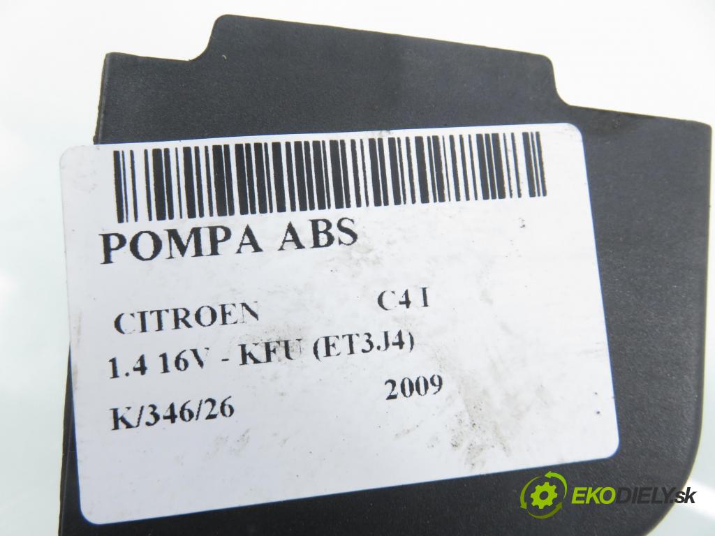 CITROEN C4 I (LC_) HB 2009 65,00 1.4 16V 88 - KFU 1360,00 pumpa ABS 9661887180 ; 0265230291 ; 0265950963 (Pumpa ABS)