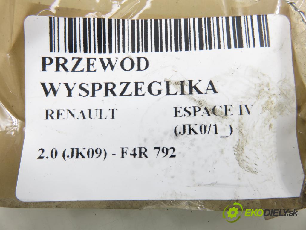 RENAULT ESPACE IV (JK0/1_) MINIVAN 2007 100,00 2.0 (JK09) - F4R 792 1998,00 rúrka vypínacieho ložiska 8200487329