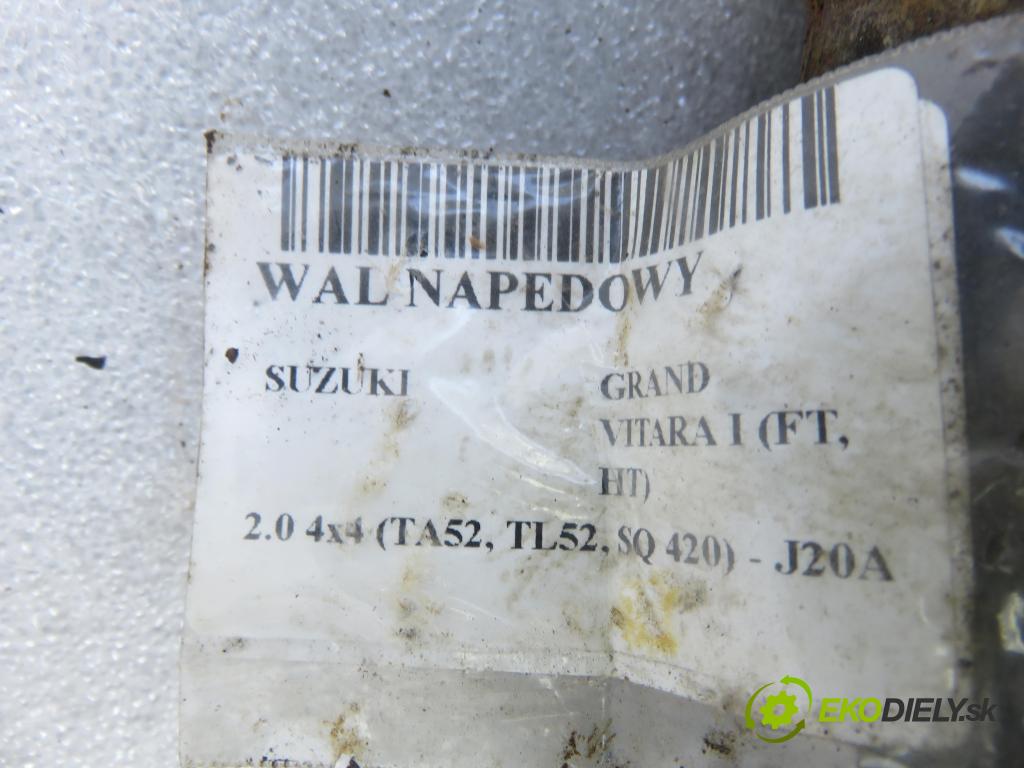 SUZUKI GRAND VITARA I (FT, HT) TERENOWY 2000 94,00 2.0 4x4 128 - J20A 1995,00 hriadeľ JAZDA: