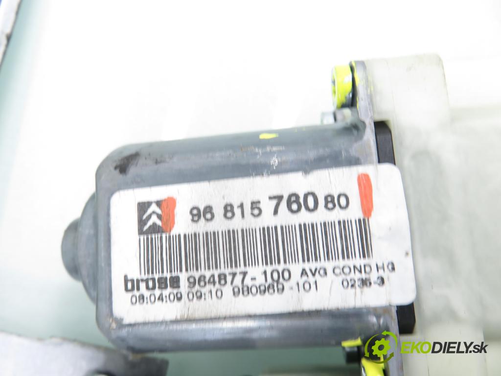 CITROEN C4 I (LC_) HB 2009 65,00 1.4 16V 88 - KFU 1360,00 Mechanizmus okien 9657133680 ; 9681576080