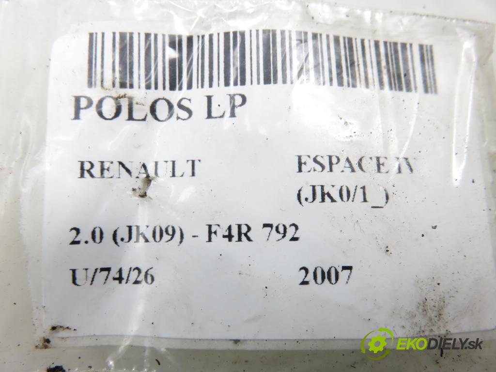 RENAULT ESPACE IV (JK0/1_) MINIVAN 2007 100,00 2.0 (JK09) - F4R 792 1998,00 Poloos LP