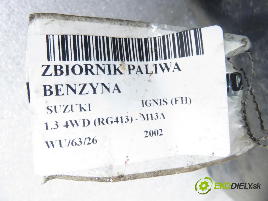 SUZUKI IGNIS (FH) HB 2002 61,00 1.3 4WD 83 (RG413) - M13A 1328,00 Nádržka paliva benzín