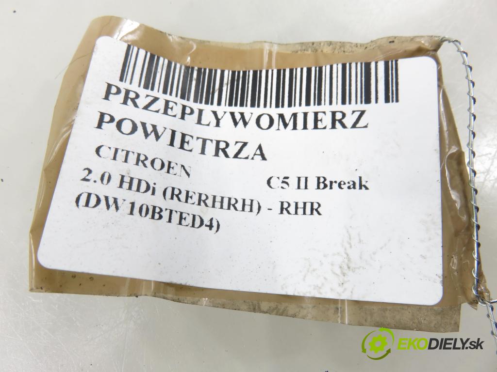 CITROEN C5 II Break (RE_) KOMBI 2004 100,00 2.0 HDi 136 1997,00 váha vzduchu vzduchu 5WK97002 ; 9645948980