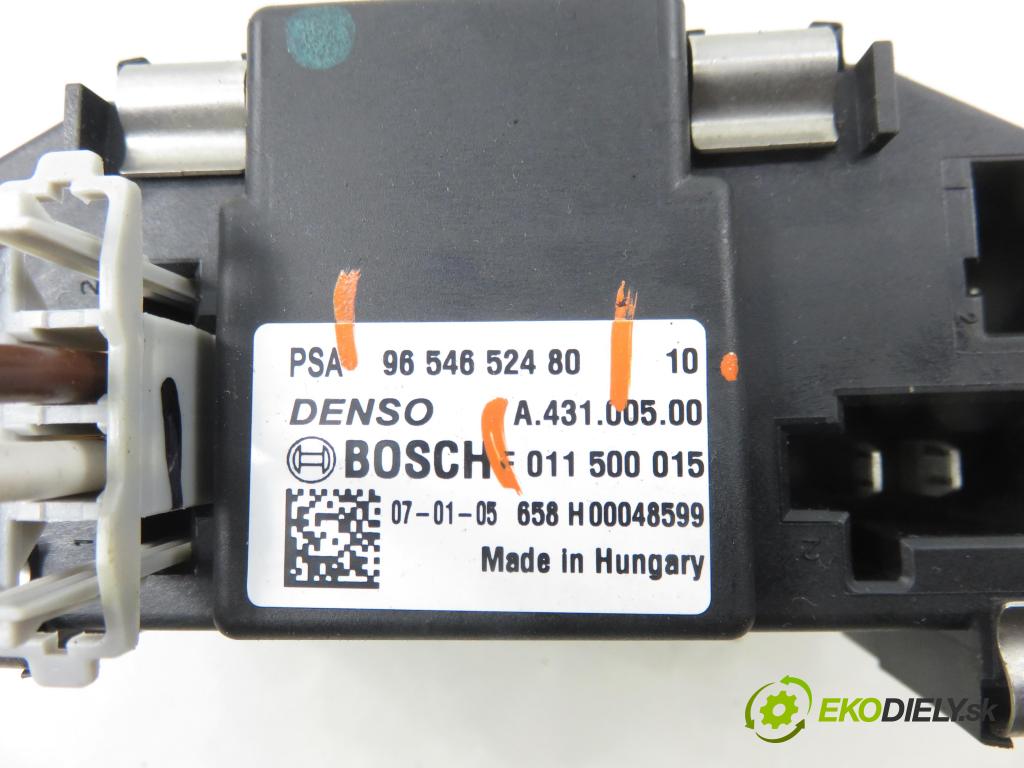 CITROEN C4 Picasso I (UD_) MINIVAN 2007 92,00 1.8 i 16V - 6FY (EW7A) 1749,00 rezistor / REOSTAT: topení 9654652480