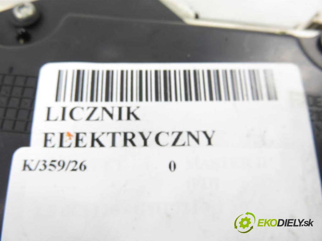 RENAULT MASTER II Skrzynia (FD) FURGON 2004 84,00 2.5 dCi 120 - G9U 724 2464,00 Prístrojovka elektrický P8200359416E