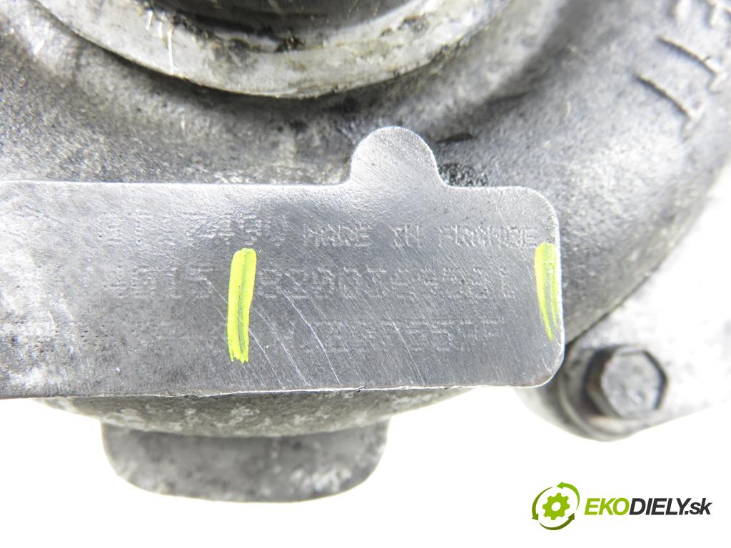 RENAULT ESPACE IV (JK0/1_) MINIVAN 2005 85,00 1.9 dCi 116 - F9Q 820 1870,00 RYCHLONABÍJEČKA: 8200369581 (Kompletní turbodmychadlo)