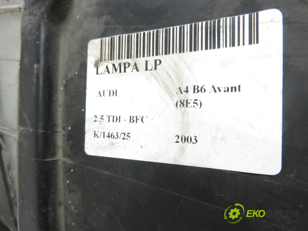 AUDI A4 Avant (8E5, B6) KOMBI 2003 120,00 2.5 V6 TDI 163 - BFC 2496,00 Svetlo LP