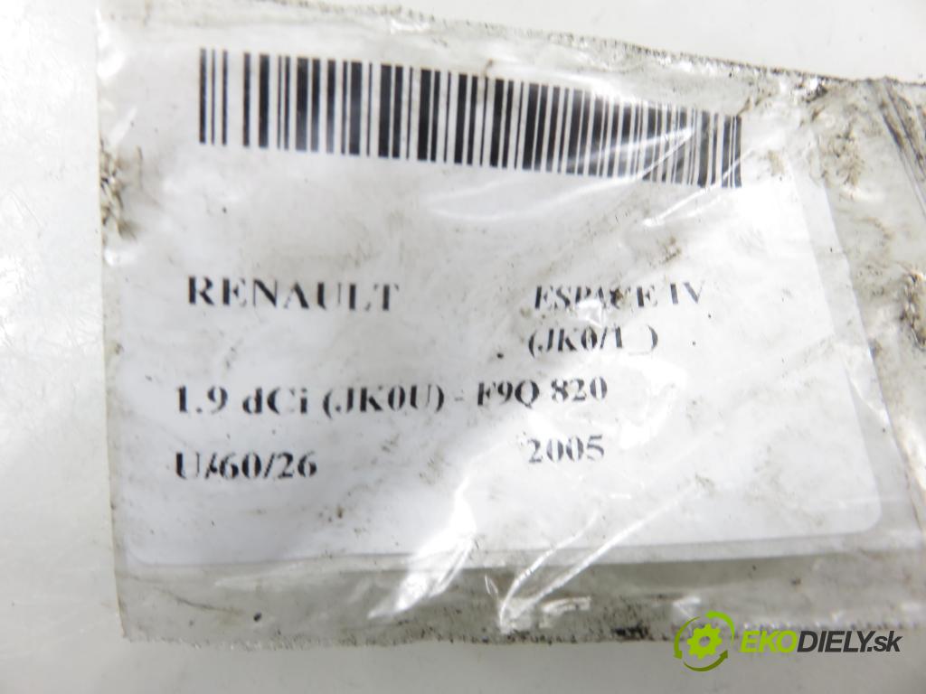 RENAULT ESPACE IV (JK0/1_) MINIVAN 2005 85,00 1.9 dCi 116 - F9Q 820 1870,00 vstrekovač 8200100272 ; 0445110110B (Vstrekovač paliva)